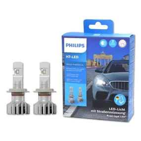 H7: Philips 11972U6000X2 Ultinon PRO6000 LED Bulbs | Pack of 2