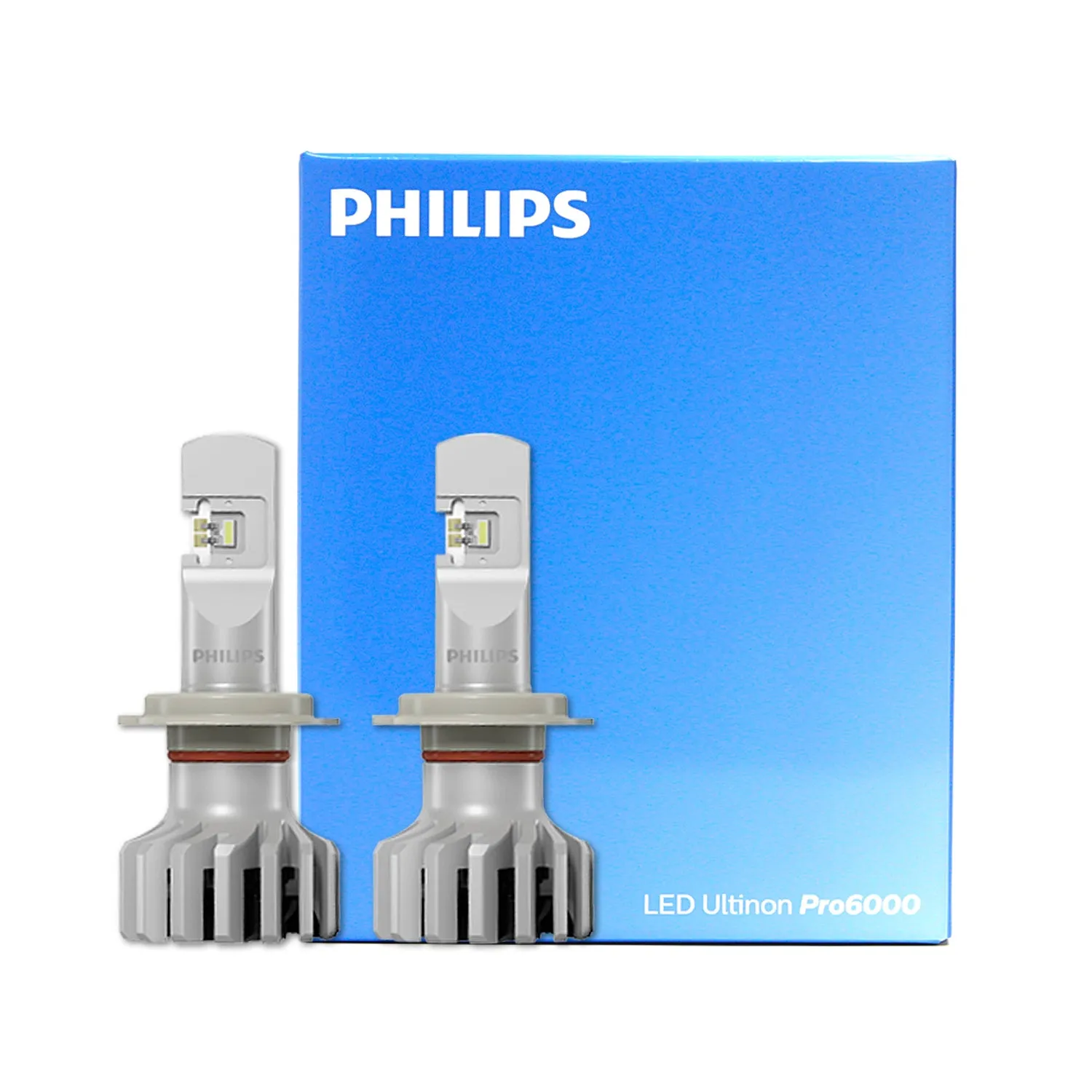 H7: Philips 11972U6000X2 Ultinon PRO6000 LED Bulbs | Pack of 2