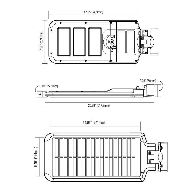 Halo SLST45 LED Solar Area Floodlight, 4500 lm