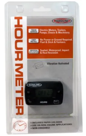 HARDLINE VIBRATION ACTIVATED HOUR METER