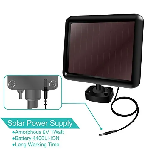 Hardoll 90 LED Solar Powered Security Lights With 4400 mAh Battery Waterproof Outdoor Motion Sensor Lighting For Wall , Patio, Garden (Pack Of 1)
