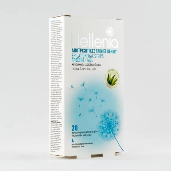 Hellenia Epilation Wax Strips For Face