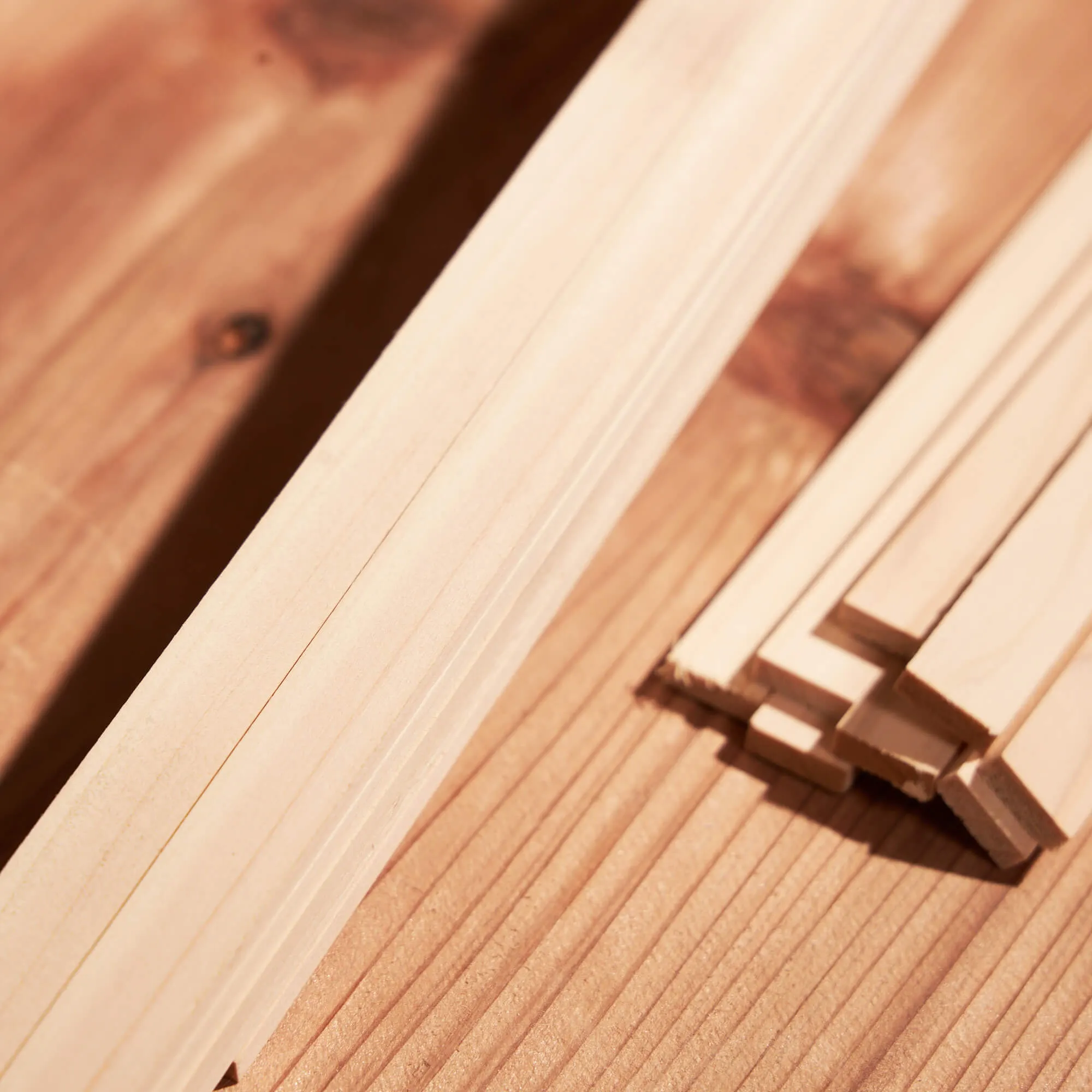 Hinoki Kumiko Strips