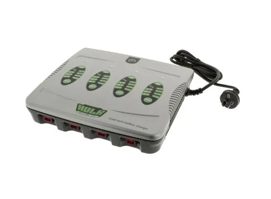 HULK 4 BANK 5 STAGE FULLY AUTOMATIC BATTERY CHARGER - 4 X 4 AMP 12V