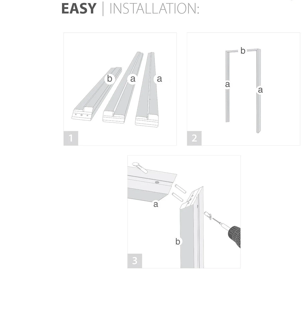 Interior Solid French Door | Veregio 7288 Light Grey Oak with Frosted Glass | Single Regular Panel Frame Trims Handle | Bathroom Bedroom Sturdy Doors