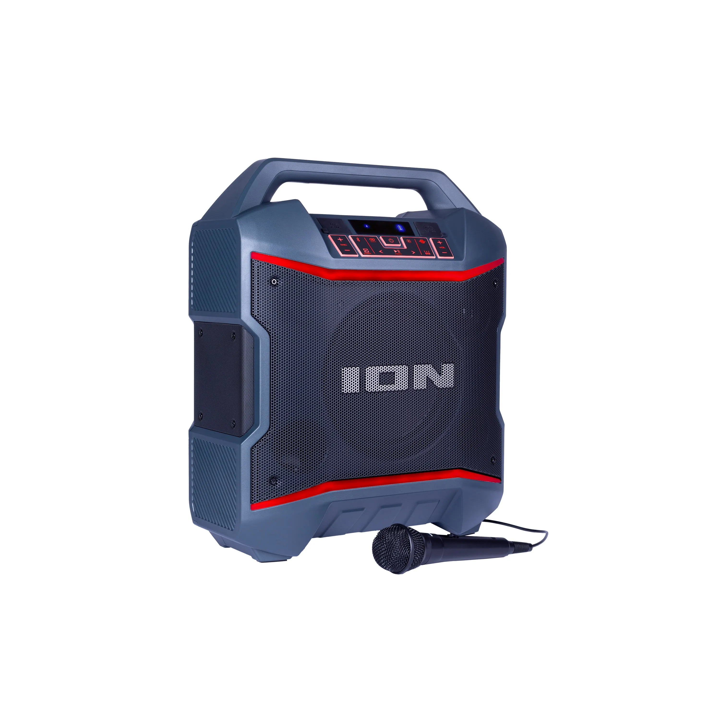 ION Audio Party Boom Plus | Portable Bluetooth-enabled speaker with lights and premium wide sound