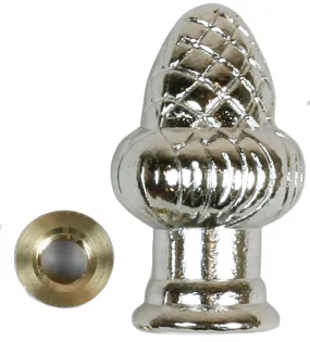 Jandorf 60105 Lamp Finial, Nickel :CD: QUANTITY: 1