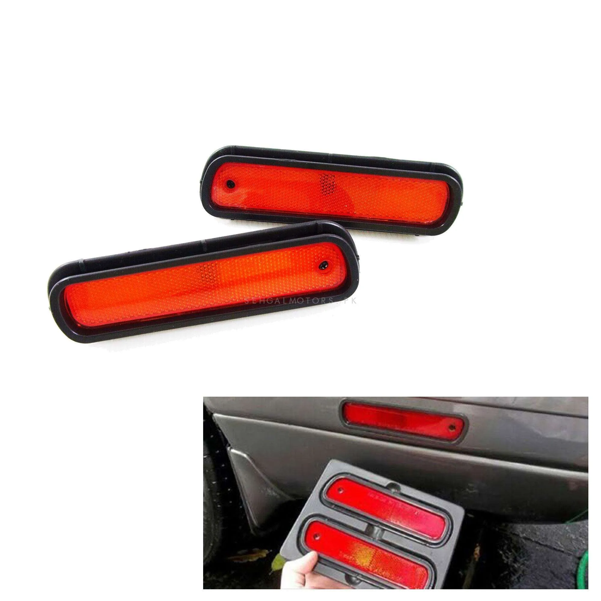 JDM Rear Marker in Orange Color - Side Marker Lights | Car External Lights Warning Tail Light | Turn Signal LED Marker Light