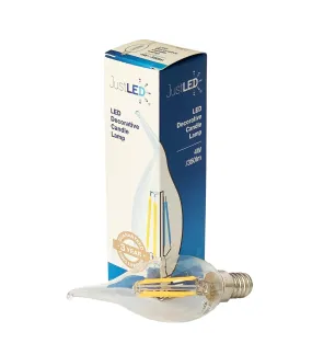 JustLED – LED 4W Decorative Candle Lamp [Energy Class A  ]