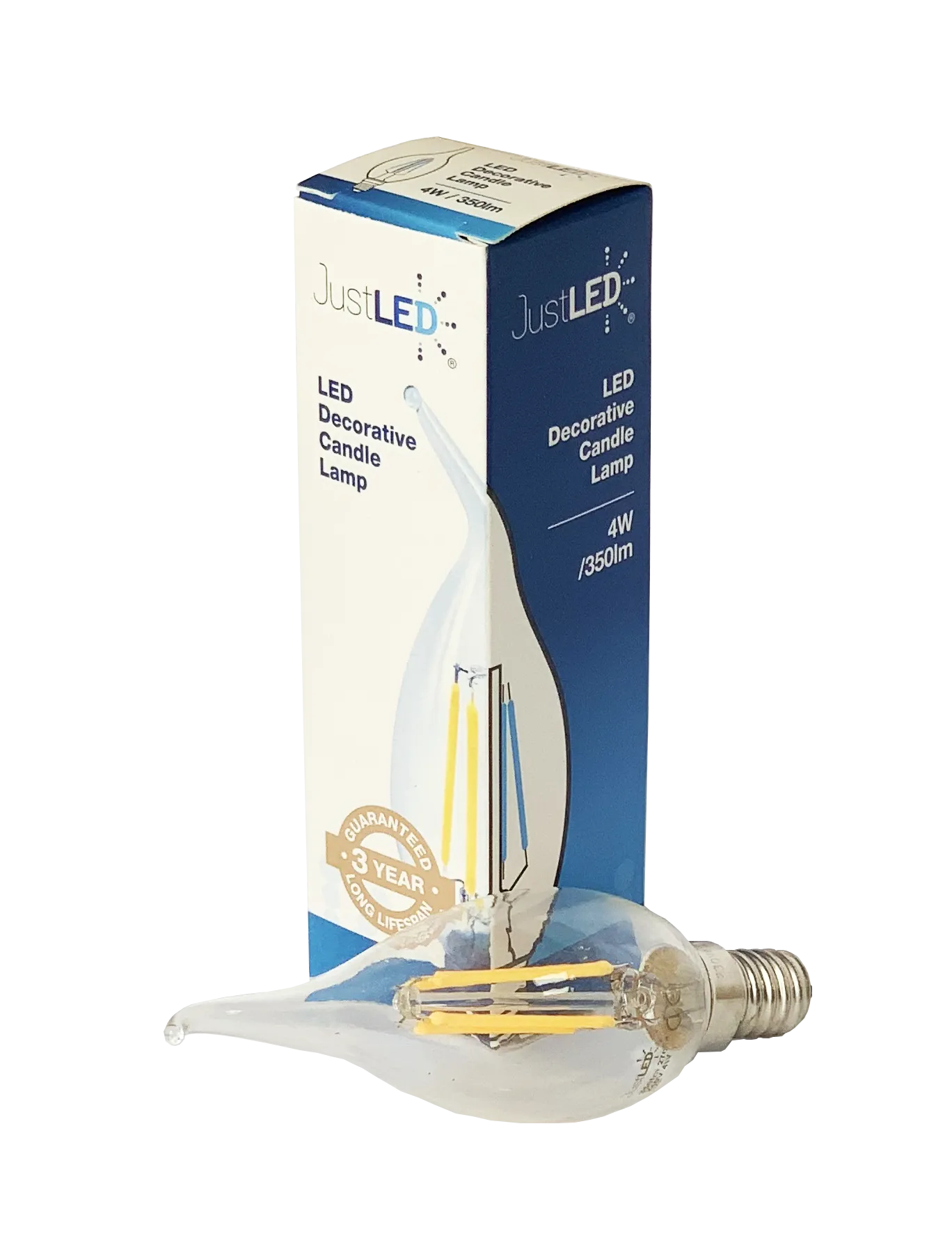 JustLED – LED 4W Decorative Candle Lamp [Energy Class A  ]