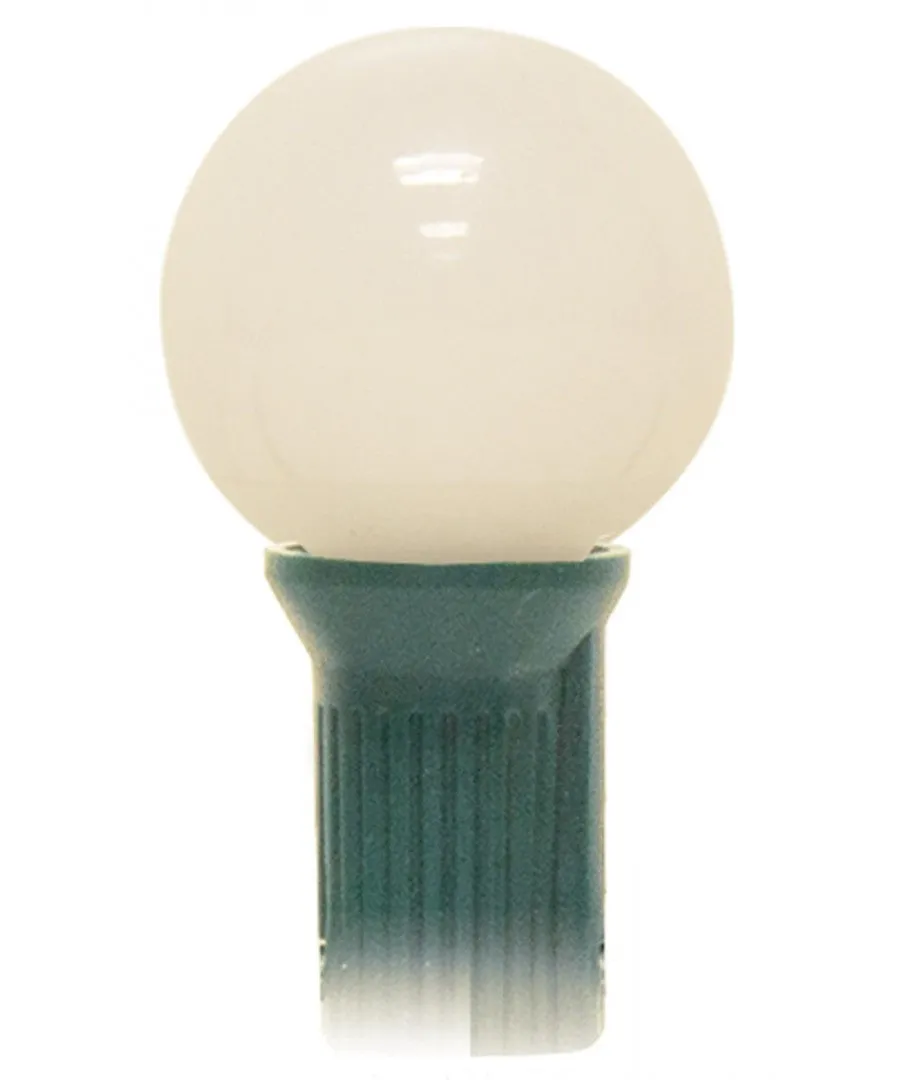 LED G40 Opaque Bulbs E17 Base(Case of 25) 7 Colors