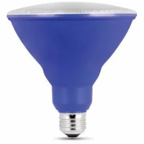 LED Light Bulb, Par38, Blue, 8-Watt