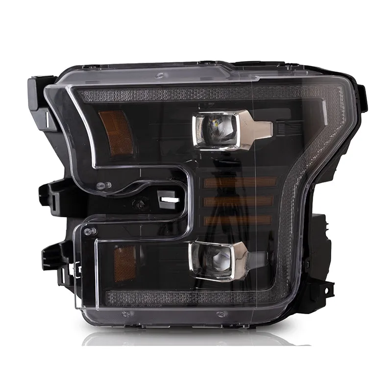 LED Projector Headlights For Ford F150 Halogen Models 2015-2017