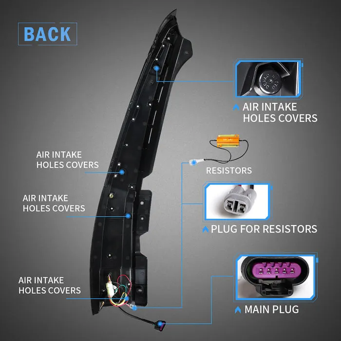 LED Taillights with Startup Animation for 2007-2014 Chevrolet Suburban/Tahoe & GMC Yukon