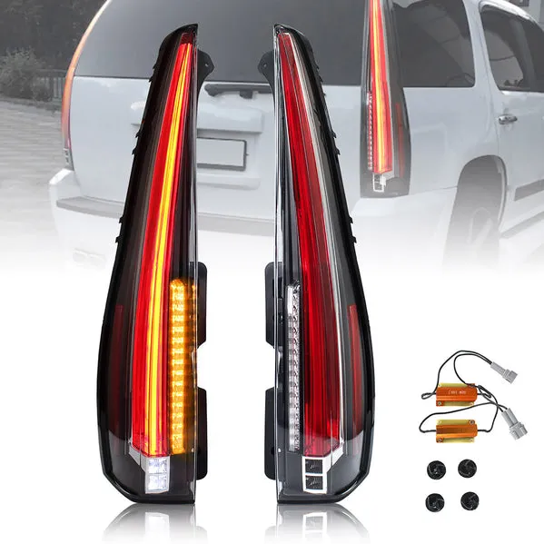 LED Taillights with Startup Animation for 2007-2014 Chevrolet Suburban/Tahoe & GMC Yukon