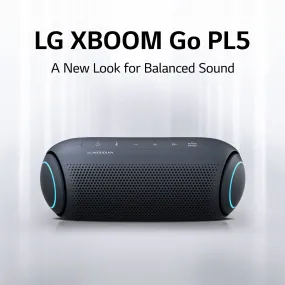 LG Portable Bluetooth Speaker with LED Lighting, Black, PL5