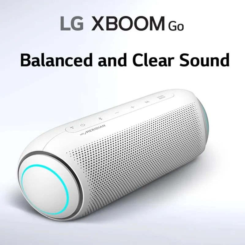 LG Portable Bluetooth Speaker with LED Lighting, Black, PL5