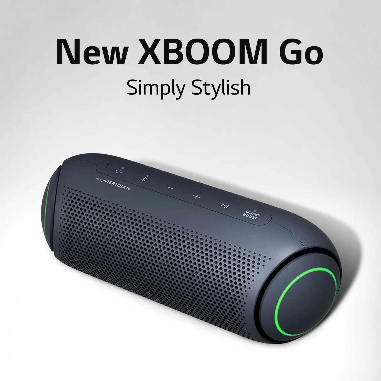 LG Portable Bluetooth Speaker with LED Lighting, Black, PL5