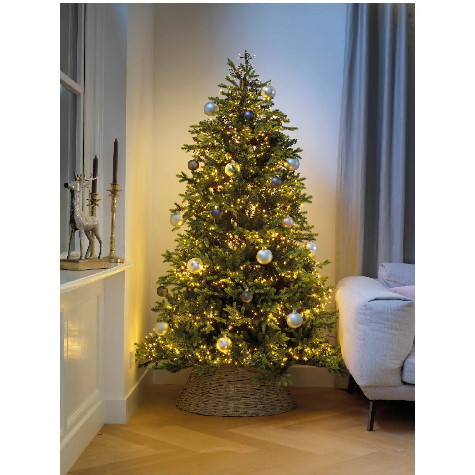 Lumineo 1512 Warm White Twinkle LED Cluster Lights