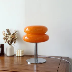 Macaron Glass Table Lamp Trichromatic Dimming Sculptural Table Lamp