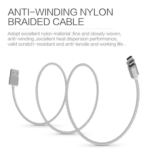 Magnetic 2A Charging & Sync Cable 1200mm for mobile devices