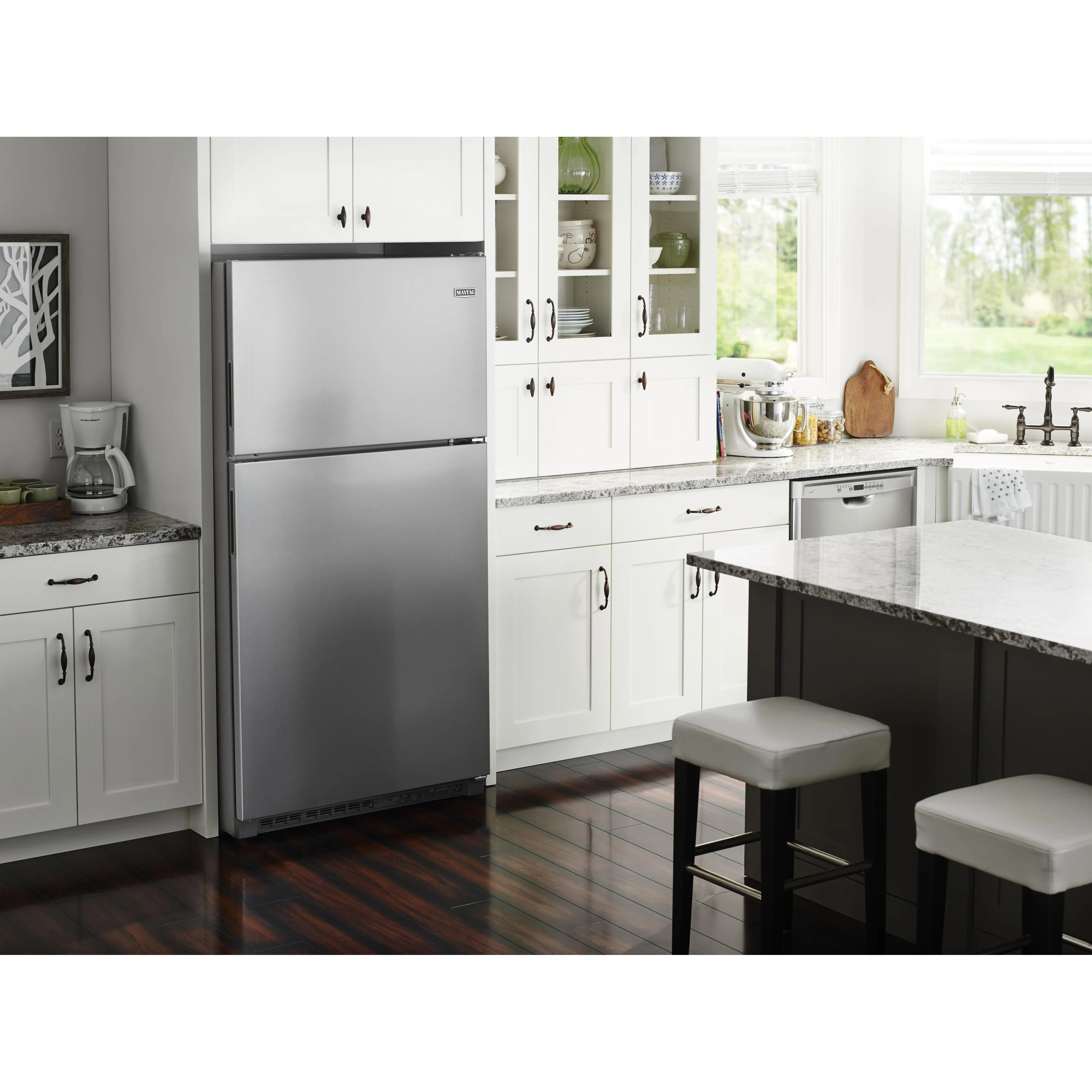 Maytag 30-inch, 18 cu. ft. Top Freezer Refrigerator MRT118FFFZ
