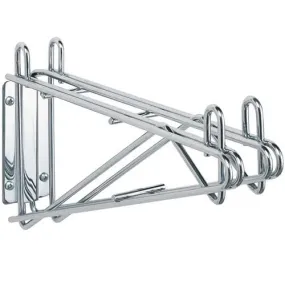 Metro 2WD14C Chrome Direct Wall Mount Double Bracket, 14"