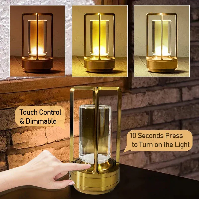 Modern Wireless Nordic Table And Nightstand Lamp With Touch Control