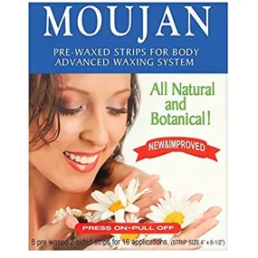 Moujan Pre-Waxed Strips for Body