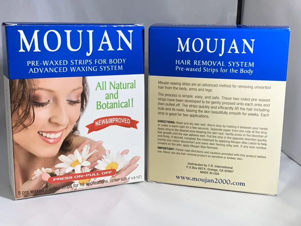 Moujan Pre-Waxed Strips for Body