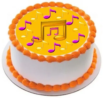 Music Note - Edible Cake Topper OR Cupcake Topper