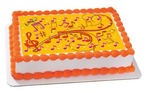 Music Note - Edible Cake Topper OR Cupcake Topper