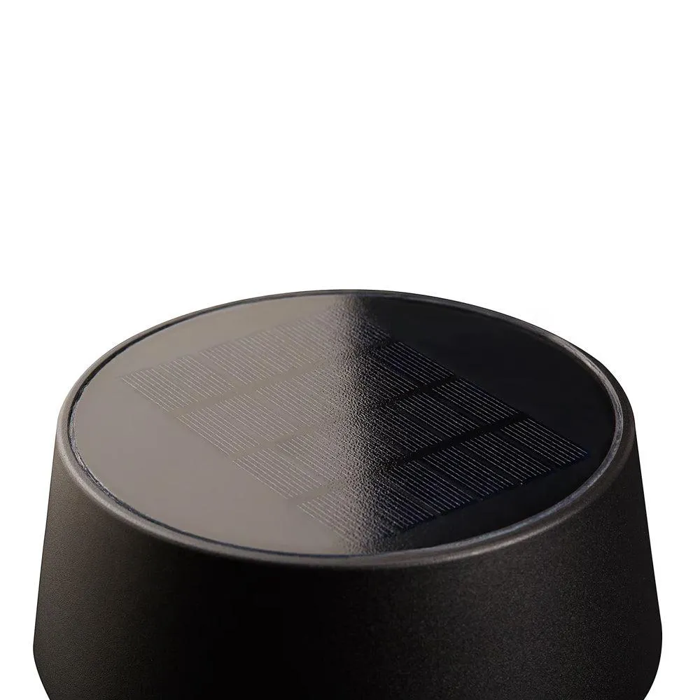 Nama 90 Solar LED Garden Light in Black with Sensor