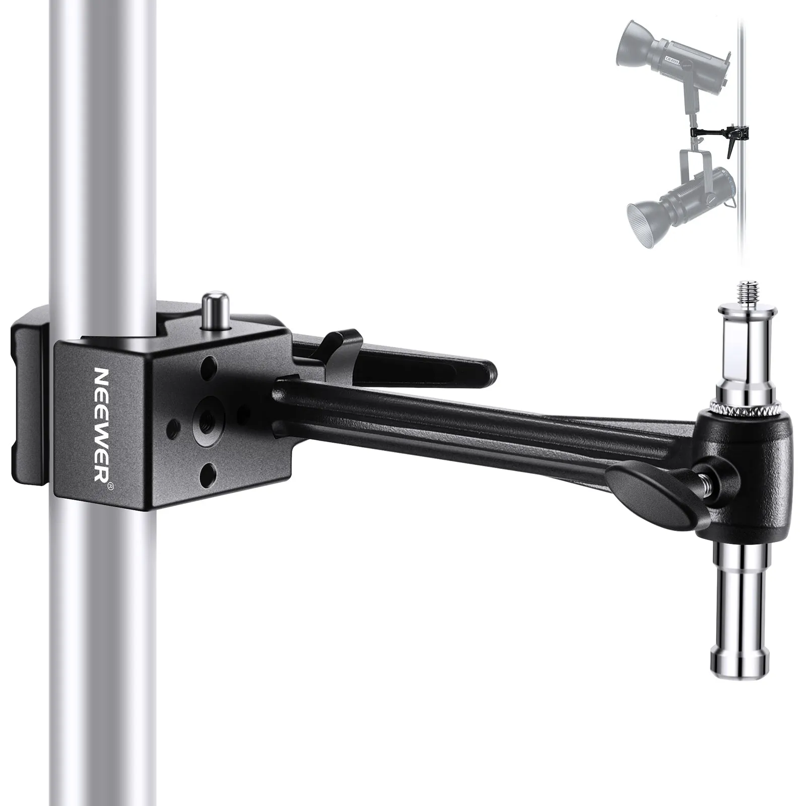 NEEWER UA048 Super Clamp with 6" Extension Arm