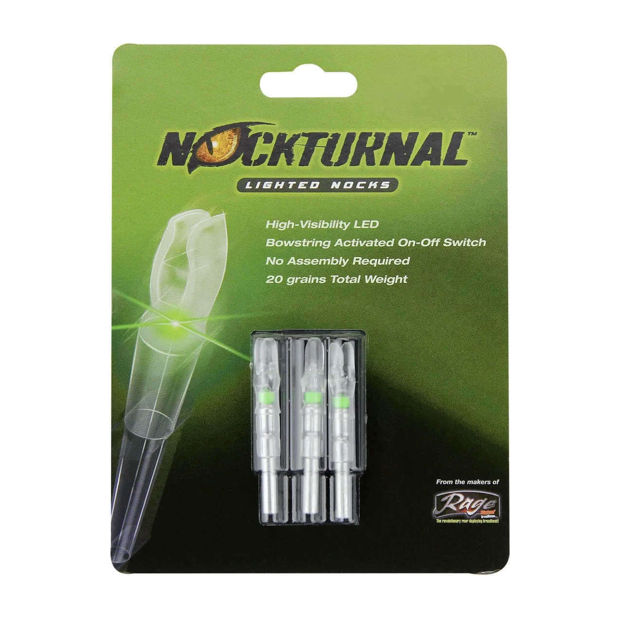 Nockturnal-S Green 3-pack