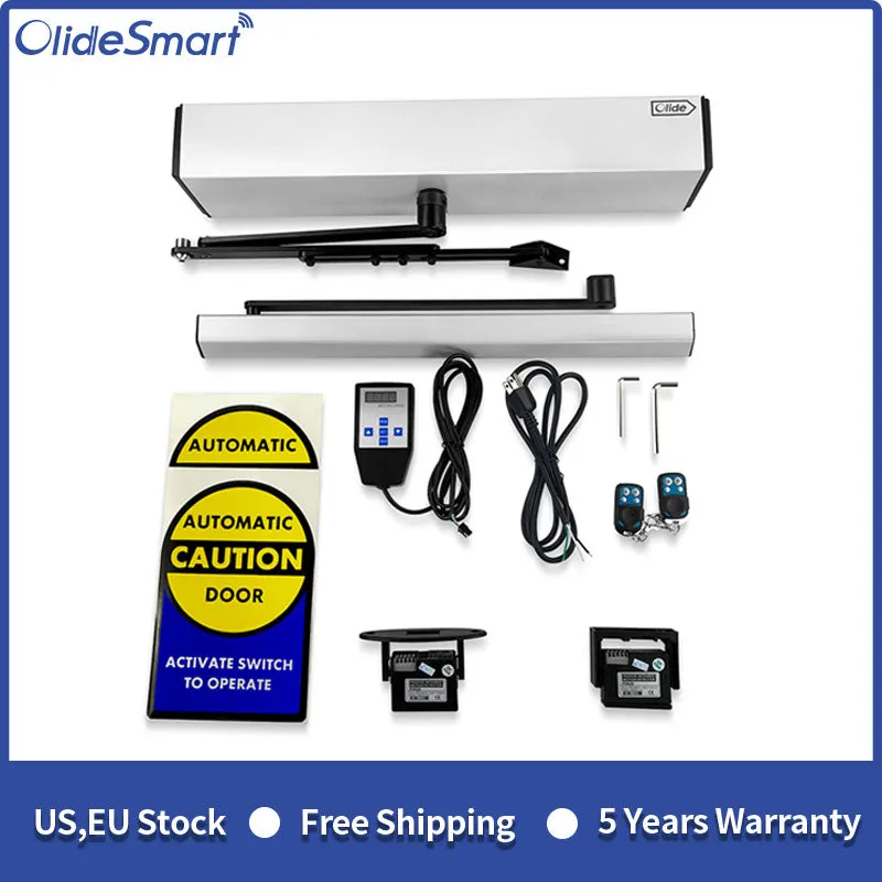 Olide DSW120 Push Button Automatic Swing Door Opener With Hand Programmer
