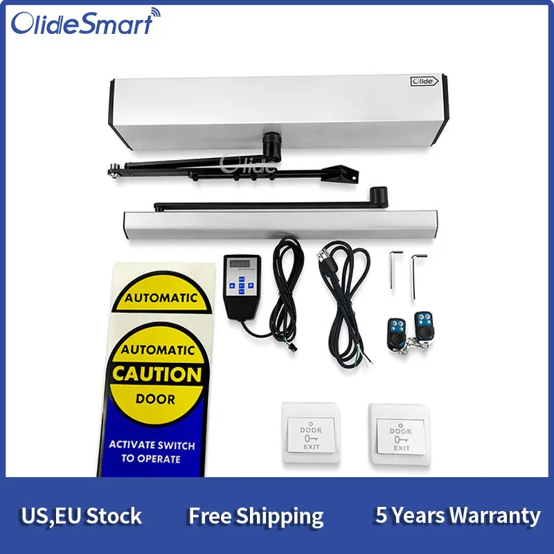 Olide DSW120 Push Button Automatic Swing Door Opener With Hand Programmer