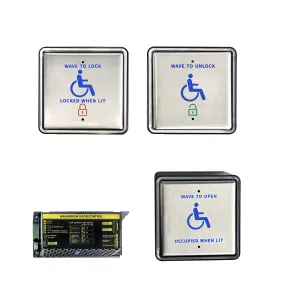 Olide M522 Capacitive Sensing Switch Kits, Washroom Special Switches for Automatic Door System