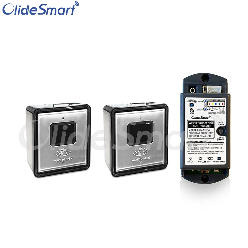 Olide WiFi Smart Wireless Wired Touchless Infrared Switch, Phone APP Control Hand Wave to Open Switch