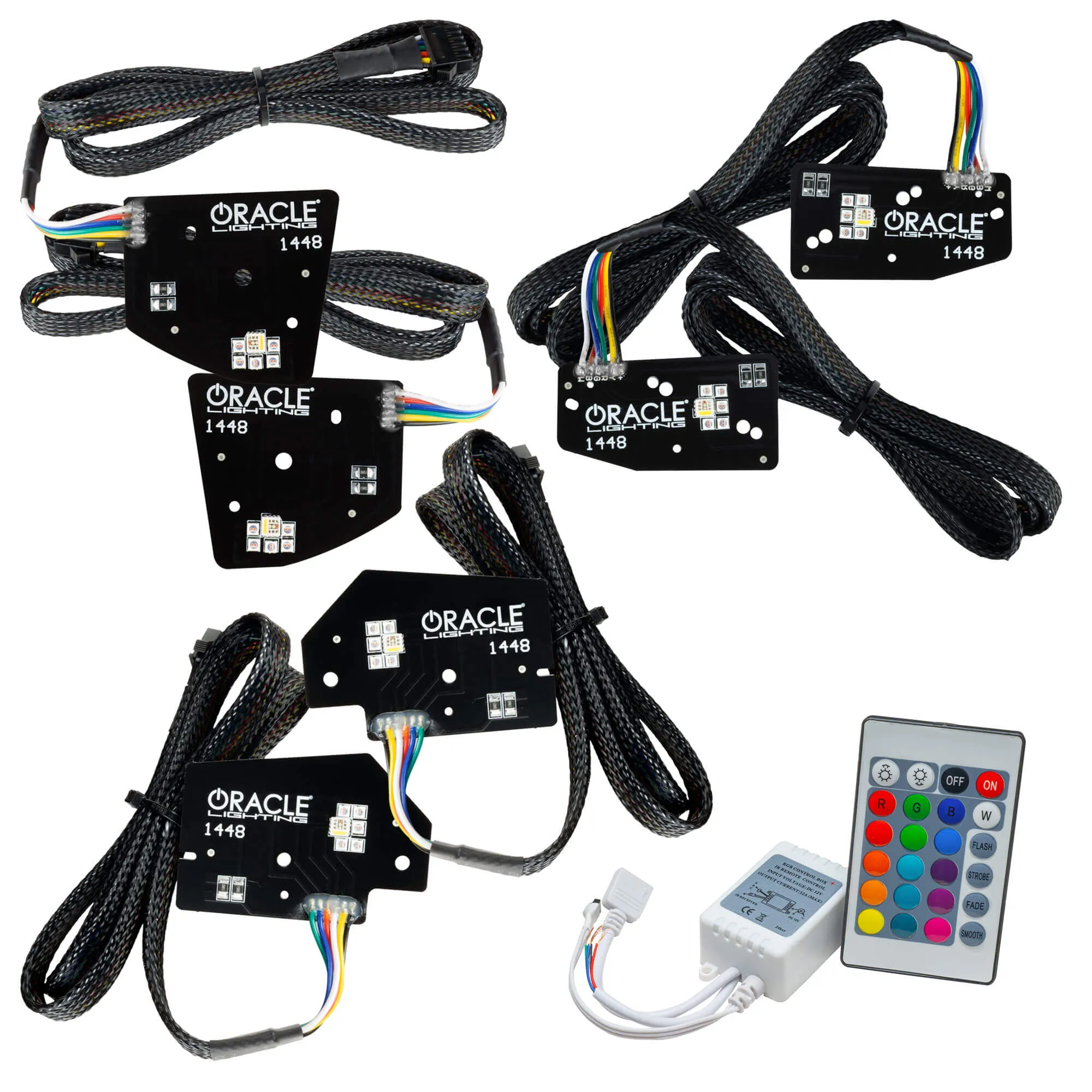 ORACLE Lighting 2019-2024 Ram 1500 RGBW A Headlight DRL Upgrade Kit - LED Projector Headlights