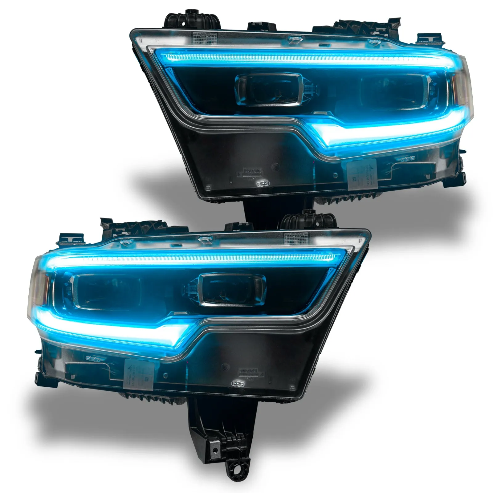 ORACLE Lighting 2019-2024 Ram 1500 RGBW A Headlight DRL Upgrade Kit - LED Projector Headlights
