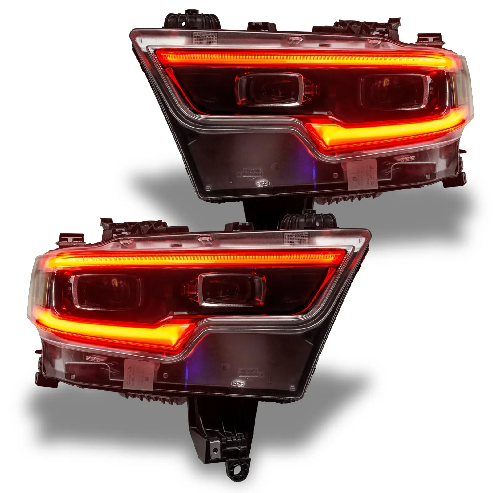 ORACLE Lighting 2019-2024 Ram 1500 RGBW A Headlight DRL Upgrade Kit - LED Projector Headlights
