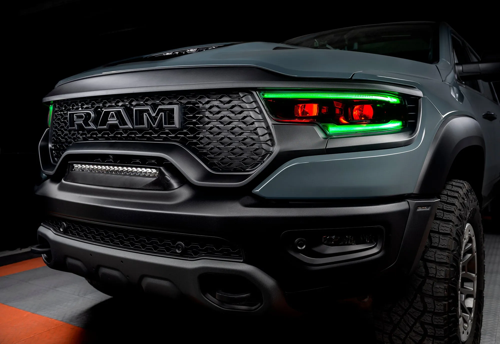 ORACLE Lighting 2019-2024 Ram 1500 RGBW A Headlight DRL Upgrade Kit - LED Projector Headlights