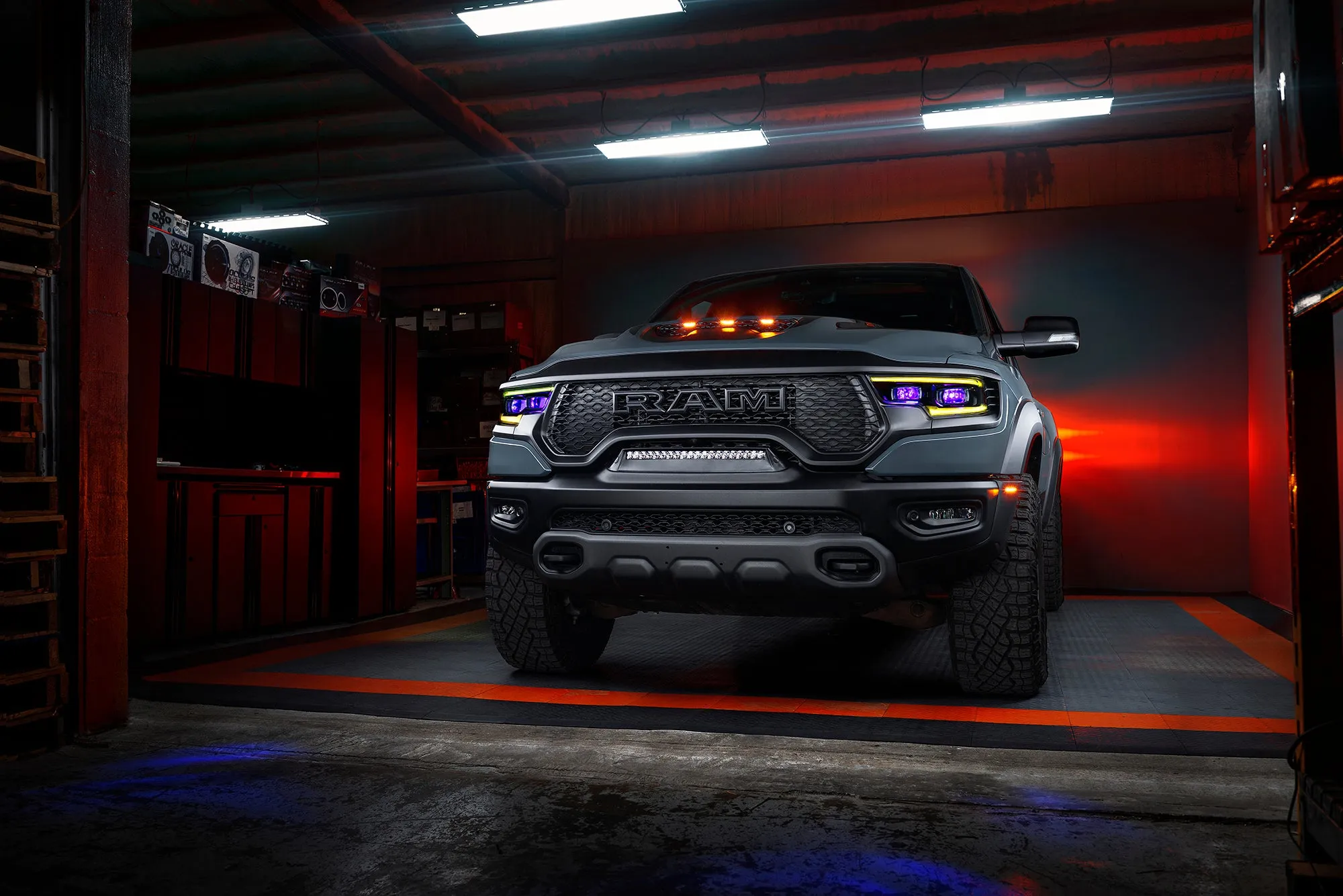 ORACLE Lighting 2019-2024 Ram 1500 RGBW A Headlight DRL Upgrade Kit - LED Projector Headlights