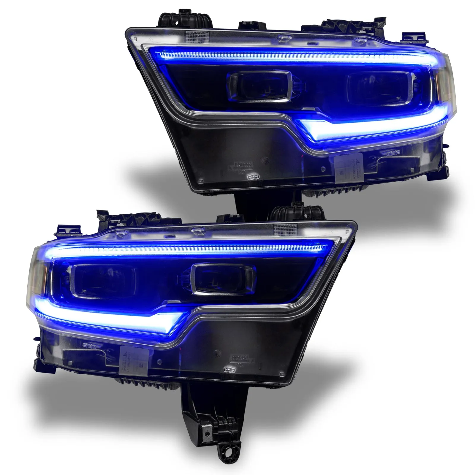 ORACLE Lighting 2019-2024 Ram 1500 RGBW A Headlight DRL Upgrade Kit - LED Projector Headlights