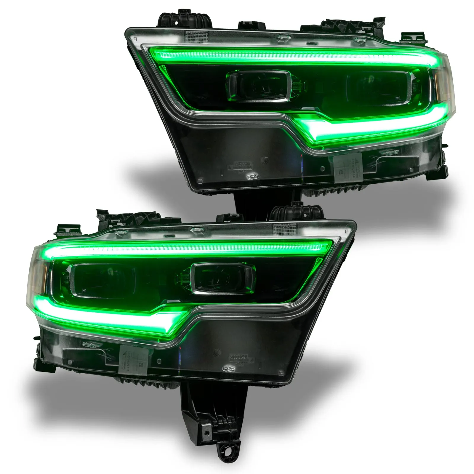 ORACLE Lighting 2019-2024 Ram 1500 RGBW A Headlight DRL Upgrade Kit - LED Projector Headlights