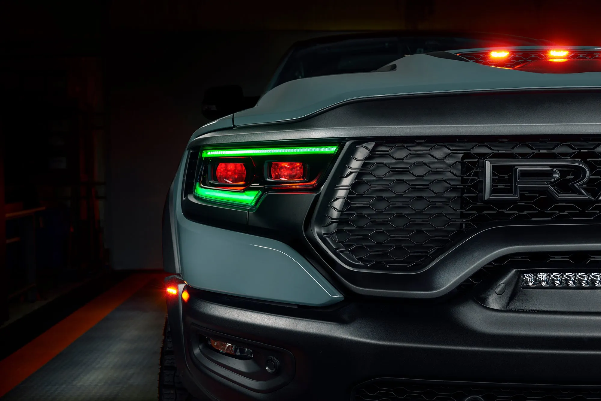 ORACLE Lighting 2019-2024 Ram 1500 RGBW A Headlight DRL Upgrade Kit - LED Projector Headlights