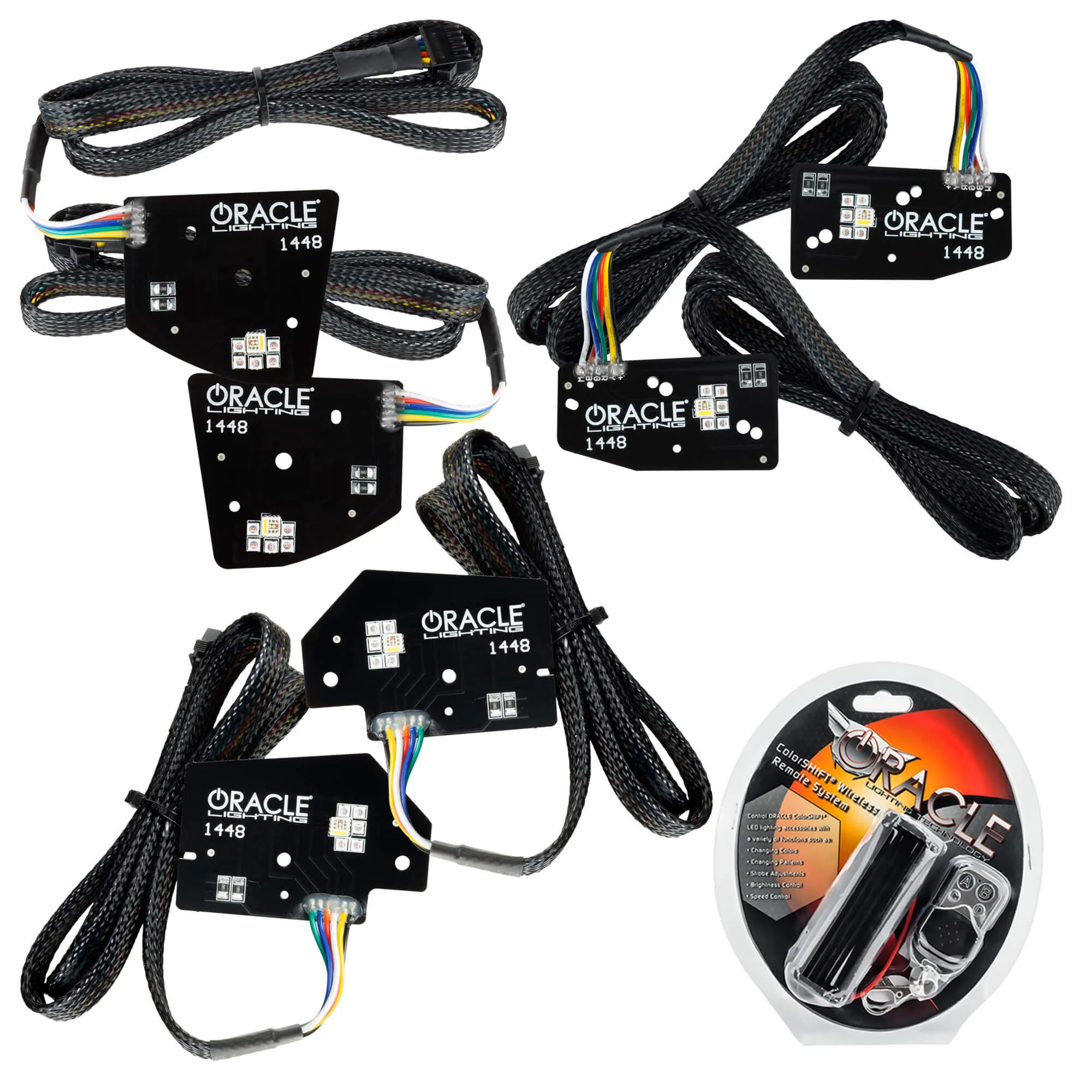 ORACLE Lighting 2019-2024 Ram 1500 RGBW A Headlight DRL Upgrade Kit - LED Projector Headlights