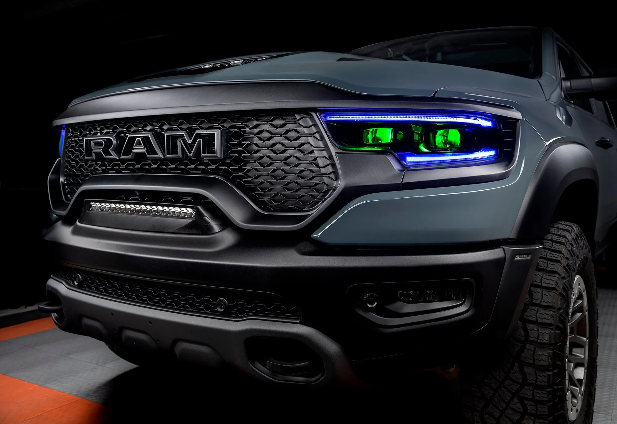 ORACLE Lighting 2019-2024 Ram 1500 RGBW A Headlight DRL Upgrade Kit - LED Projector Headlights