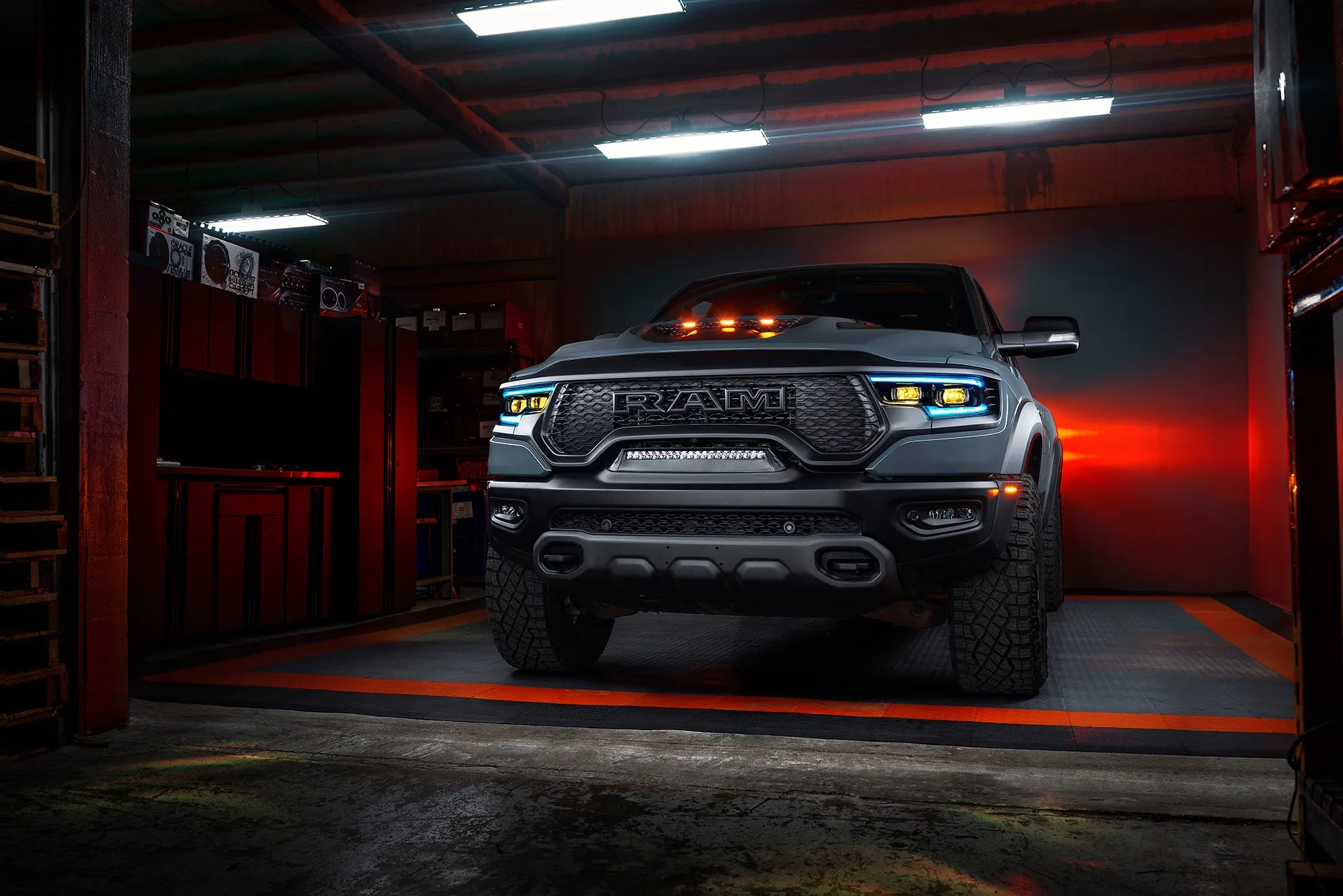 ORACLE Lighting 2019-2024 Ram 1500 RGBW A Headlight DRL Upgrade Kit - LED Projector Headlights